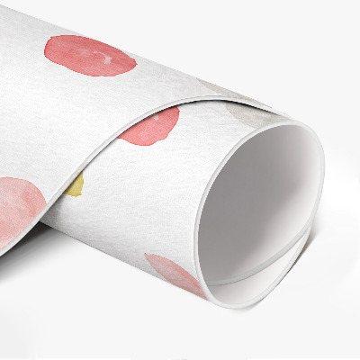 Tapis vinyle Points peints aquarelle bohème