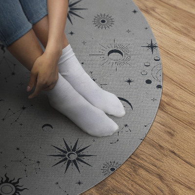 Tapis vinyle Lunes, soleils, étoiles, vintage