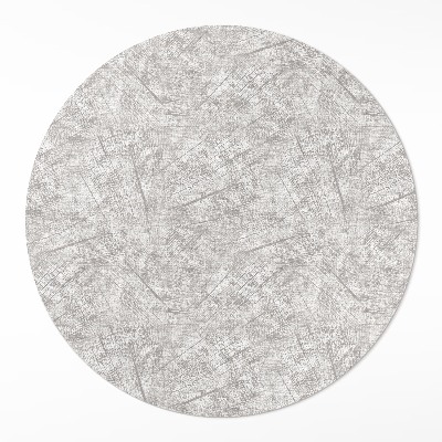 Tapis rond en vinyle Tissu imitation motif abstrait