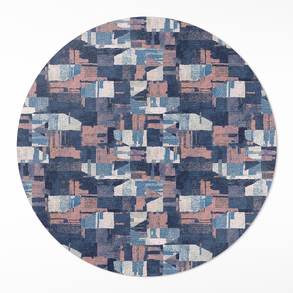 Tapis vinyle Mosaïque abstraite de style rétro vintage