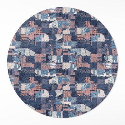 Tapis vinyle Mosaïque abstraite de style rétro vintage