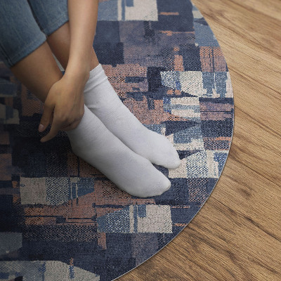 Tapis vinyle Mosaïque abstraite de style rétro vintage