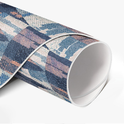 Tapis vinyle Mosaïque abstraite de style rétro vintage