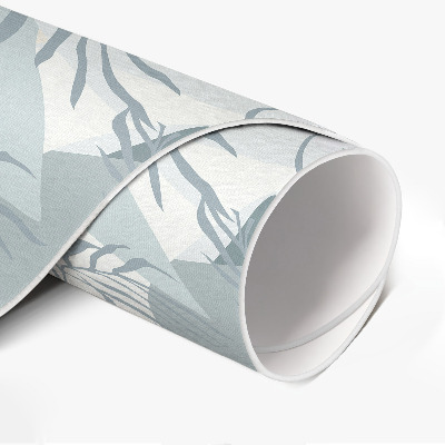 Tapis vinyle Brindilles délicates sur fond clair