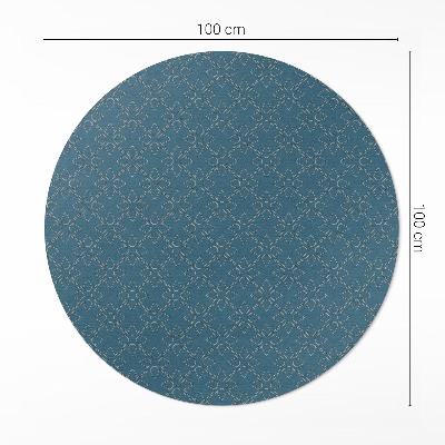 Tapis vinyle Ornements délicats, motif régulier