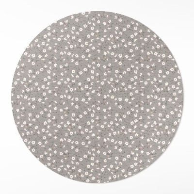 Tapis vinyle Motif bohème délicat de prairie de fleurs sauvages
