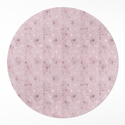 Tapis rond en vinyle Motif décoratif régulier