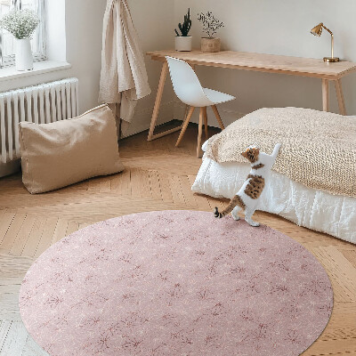 Tapis rond en vinyle Motif décoratif régulier