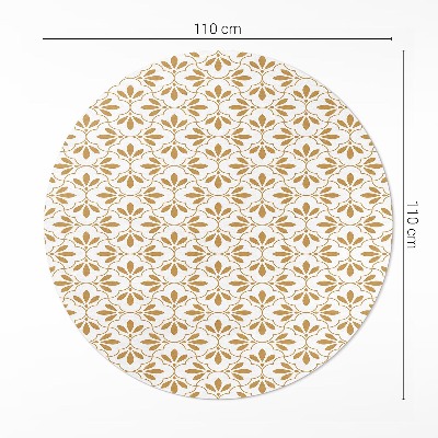 Tapis vinyle Feuilles décoratives, motif régulier