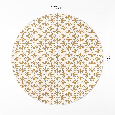 Tapis vinyle Feuilles décoratives, motif régulier