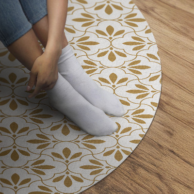 Tapis vinyle Feuilles décoratives, motif régulier