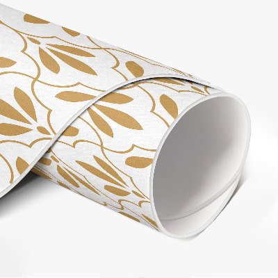 Tapis vinyle Feuilles décoratives, motif régulier