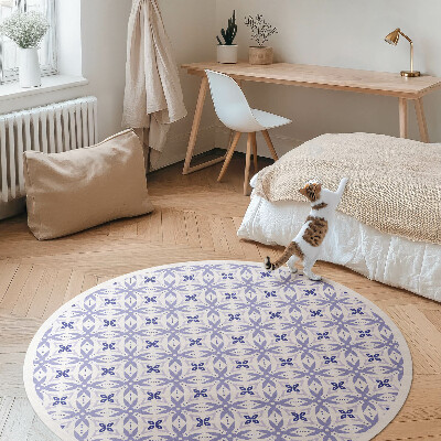 Tapis rond en vinyle Carreaux à motifs belle mosaïque