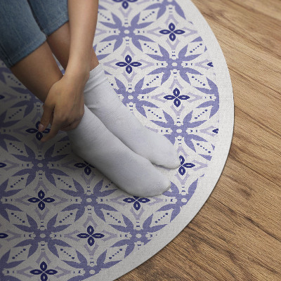 Tapis rond en vinyle Carreaux à motifs belle mosaïque