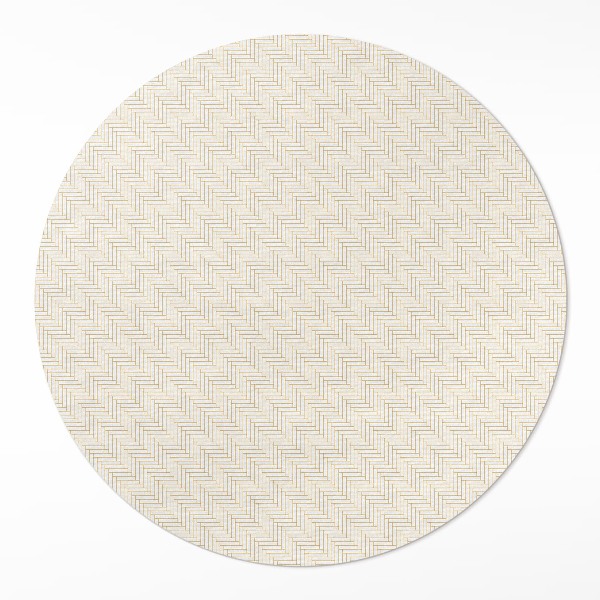 Tapis vinyle Parquet fin à chevrons minimaliste