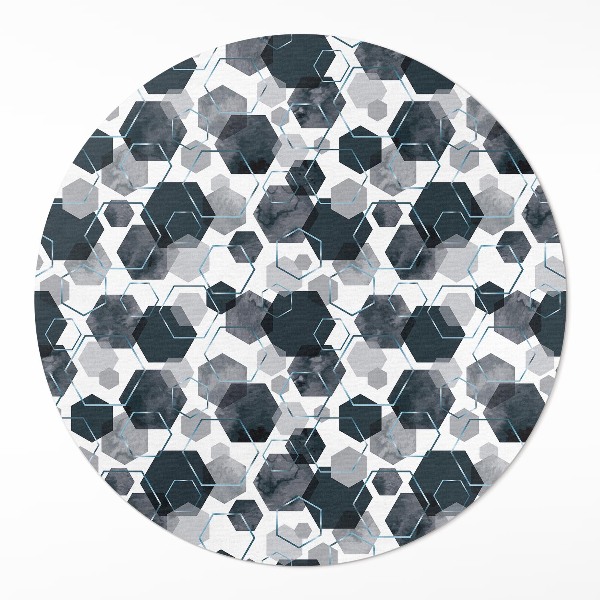 Tapis vinyle Aquarelle et exagérations linéaires