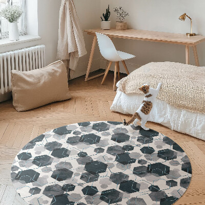 Tapis vinyle Aquarelle et exagérations linéaires