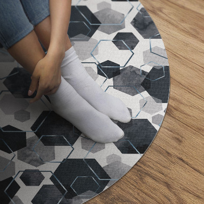 Tapis vinyle Aquarelle et exagérations linéaires