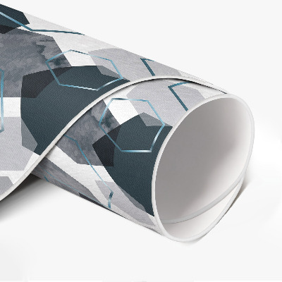 Tapis vinyle Aquarelle et exagérations linéaires