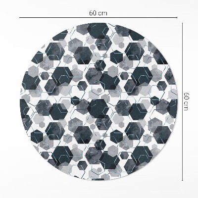 Tapis vinyle Aquarelle et exagérations linéaires