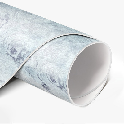 Tapis rond en vinyle Encre renversée, abstraction élégante