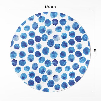 Tapis vinyle Formes peintes à l'aquarelle