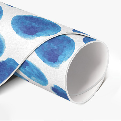 Tapis vinyle Formes peintes à l'aquarelle