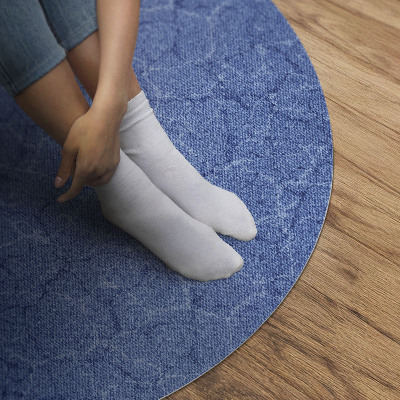 Tapis rond en vinyle Fond abstrait fissuré par l'eau