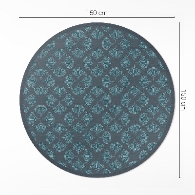 Tapis vinyle Motif géométrique de trèfle à quatre feuilles