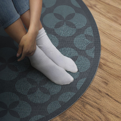 Tapis vinyle Motif géométrique de trèfle à quatre feuilles