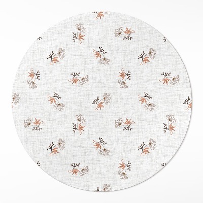 Tapis vinyle Petites fleurs sur tissu bohème