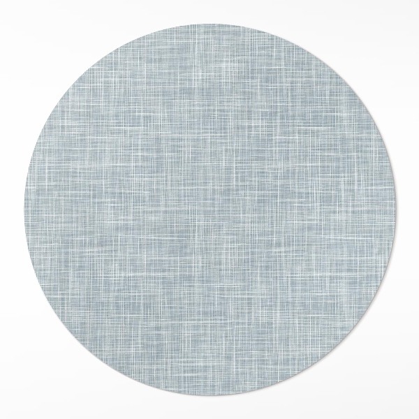 Tapis rond en vinyle Texture abstraite du tissu en lin