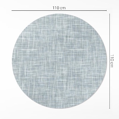 Tapis rond en vinyle Texture abstraite du tissu en lin