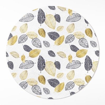 Tapis vinyle Motif nature tendance avec des feuilles claires et foncées