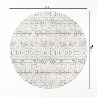 Tapis vinyle Motif bohème oriental à feuilles régulières