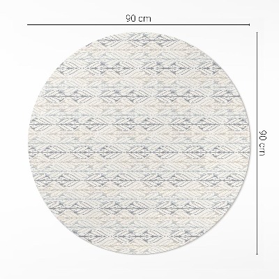 Tapis vinyle Motif bohème oriental à feuilles régulières