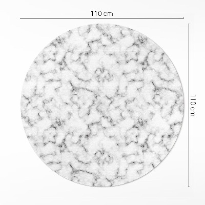 Tapis rond en vinyle Pierre abstraite et marbre élégant