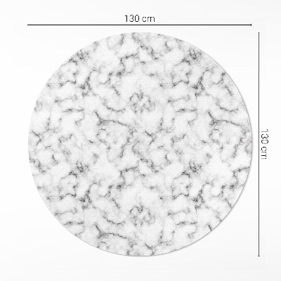 Tapis rond en vinyle Pierre abstraite et marbre élégant