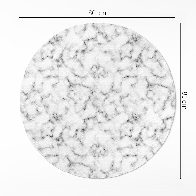 Tapis rond en vinyle Pierre abstraite et marbre élégant