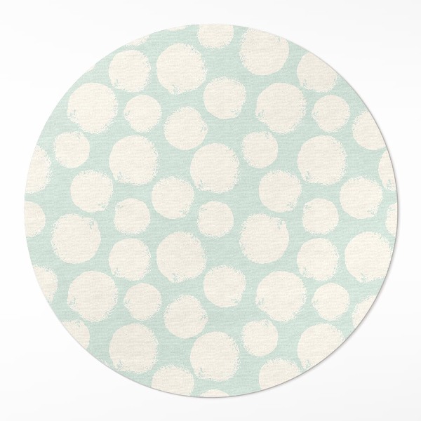 Tapis rond en vinyle Taches peintes abstraites