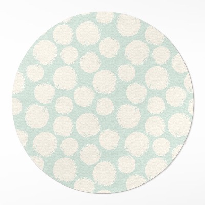 Tapis rond en vinyle Taches peintes abstraites