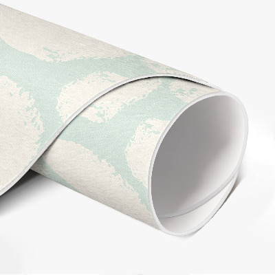 Tapis rond en vinyle Taches peintes abstraites