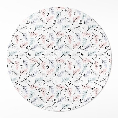 Tapis vinyle Plantes subtiles aux tons pastel dans un style bohème