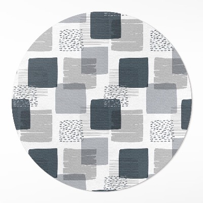 Tapis vinyle Carrés rétro peints