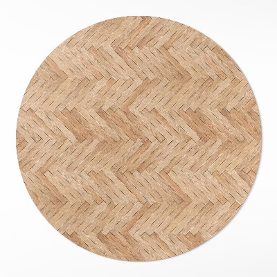 Tapis vinyle Magnifique parquet en bois à chevrons