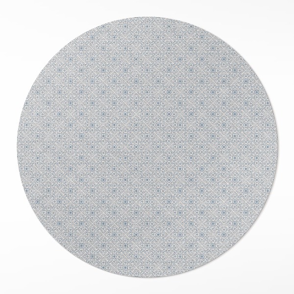 Tapis rond en vinyle Détails décoratifs en mosaïque fine