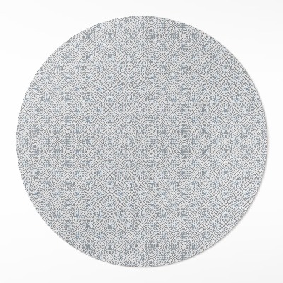 Tapis rond en vinyle Détails décoratifs en mosaïque fine
