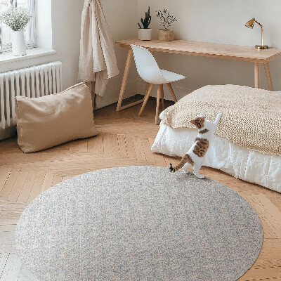 Tapis rond en vinyle Détails décoratifs en mosaïque fine