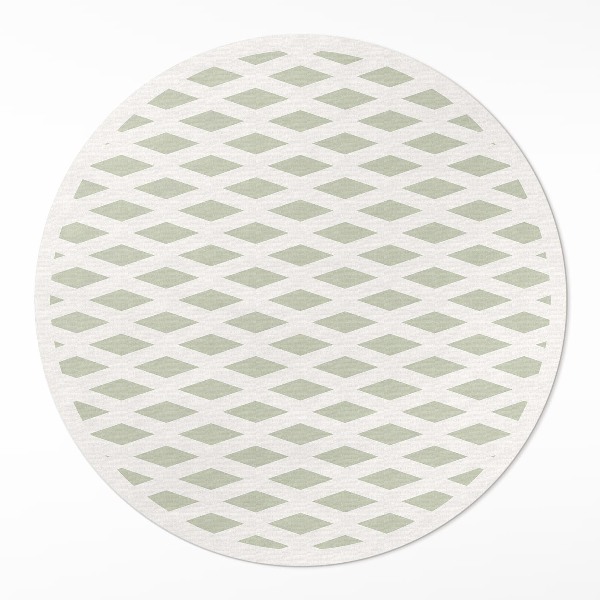 Tapis rond en vinyle Motif géométrique minimaliste