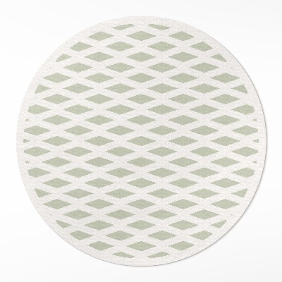 Tapis rond en vinyle Motif géométrique minimaliste